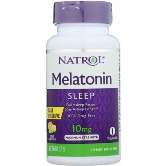 Natrol Melatonin 10 Mg 60 Tablet resmi