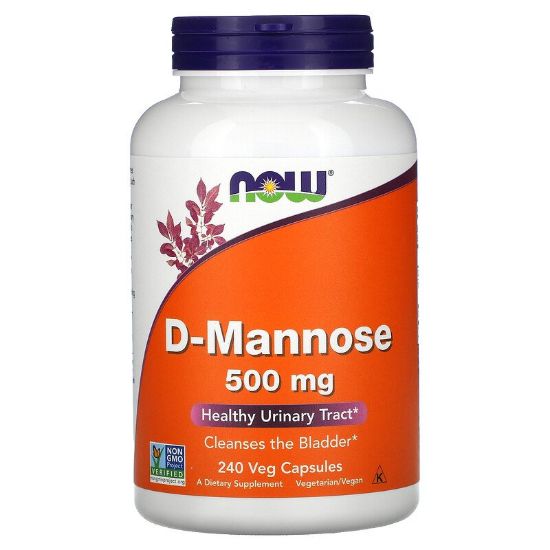 Now D-Mannose 500 Mg 240 Veg Capsules resmi
