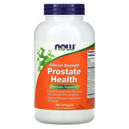 Now Foods¸ Clinical Strength Prostate Health¸ 180 Softgels resmi