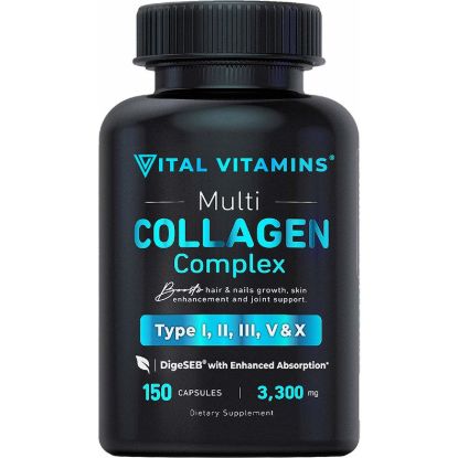 Vital Vitamin Multi Collagen Complex Type 150 Capsul resmi