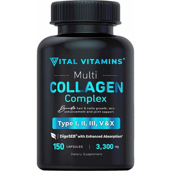 Vital Vitamin Multi Collagen Complex Type 150 Capsul resmi