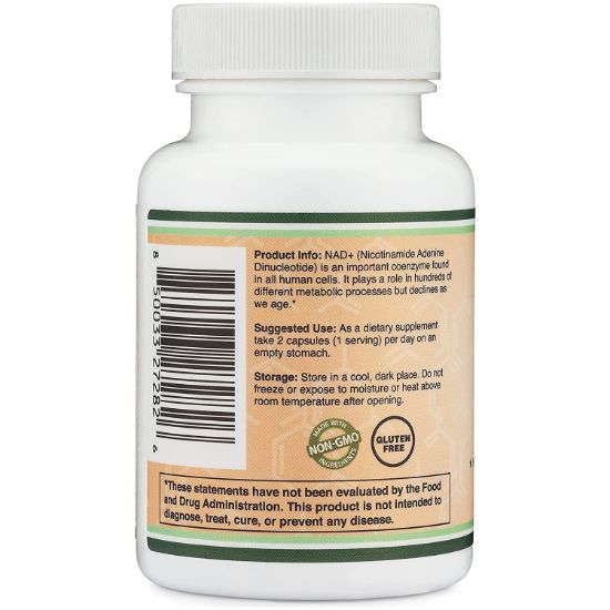 Double Wood Nad+ Nicotinamide Adenine Dinucleotide 60 Kapsül resmi