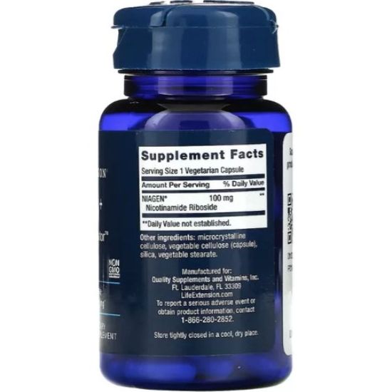 Life Extension¸ Nad+ Cell Regenerator¸100 Mg¸ 30 Capsul resmi