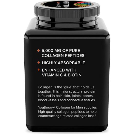 Youtheory Men Collagen + Biotin 290 Kapsül - Erkekler Için resmi
