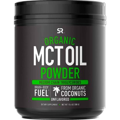Sports Research¸ Organic Mct Oil Powder¸ Unflavored¸ 10.6 Oz (300 resmi