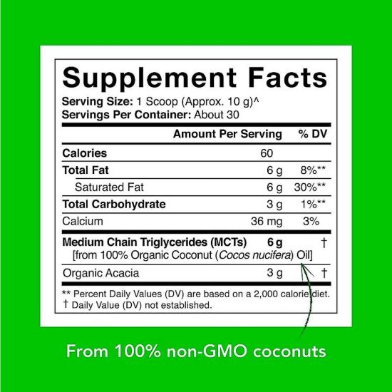 Sports Research¸ Organic Mct Oil Powder¸ Unflavored¸ 10.6 Oz (300 resmi
