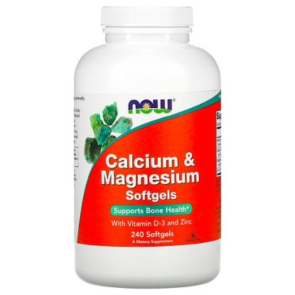 Now Foods¸ Calcium & Magnesium With Vitamin D-3 And Zinc¸ 240 Sof resmi