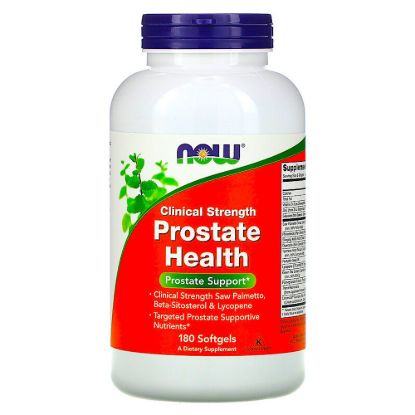 Now Foods¸ Clinical Strength Prostate Health¸ 180 Softgels resmi