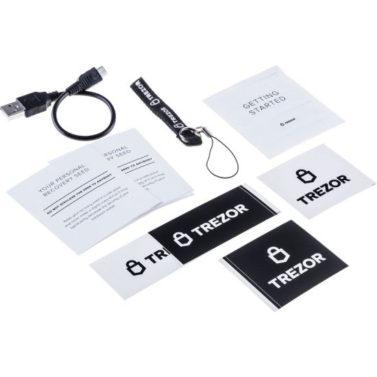Trezor One Crypto Donanım Cüzdanı - (Siyah) (Yurt Dışından) resmi