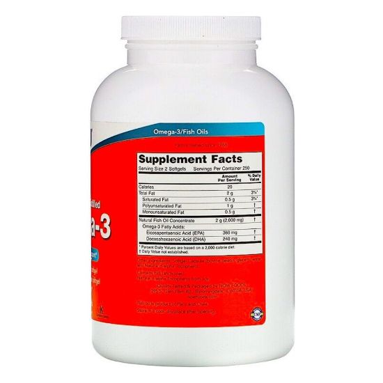 NOW FOODS MEGA BOY OMEGA-3 500 SOFTGEL resmi