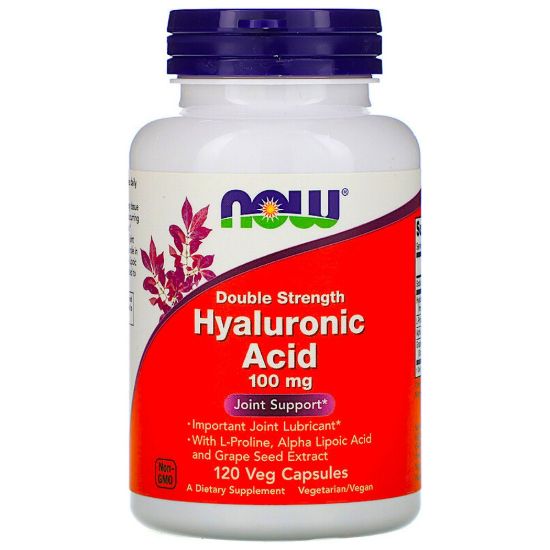 Now Foods¸ Hyaluronic Acid¸ Double Strength 100 Mg 120 Veg Capsul resmi