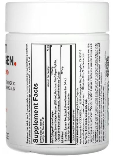 Codeage¸ Multi Collagen + Joint Blend¸ 90 Capsules resmi