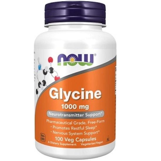 NOW Supplements¸ Glycine 1¸000 mg ¸ Neurotransmitter 100c resmi
