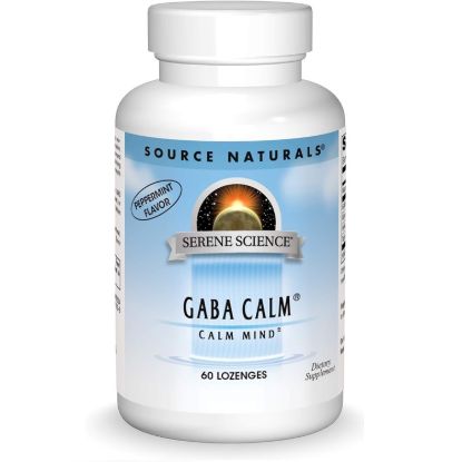 Source Naturals Serene Science¸ GABA Calm 60 Lozenges resmi