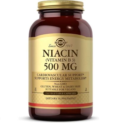 Solgar Niacin (Vitamin B3) 500 mg¸ 250 Vegetable Capsules resmi