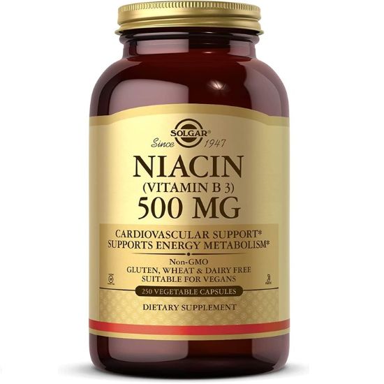 Solgar Niacin (Vitamin B3) 500 mg¸ 250 Vegetable Capsules resmi