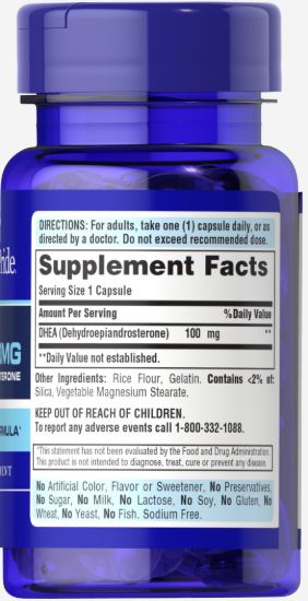 PURITANS PRIDE DHEA 100 MG 60 TABLETS resmi