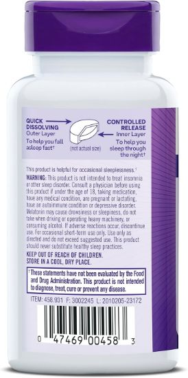 NATROL 3 MG 100 TABLETS MELATONIN TIME RELEASE resmi