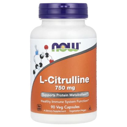 NOW Foods, L-Citrulline, 750 mg, 90 Veg Capsules resmi