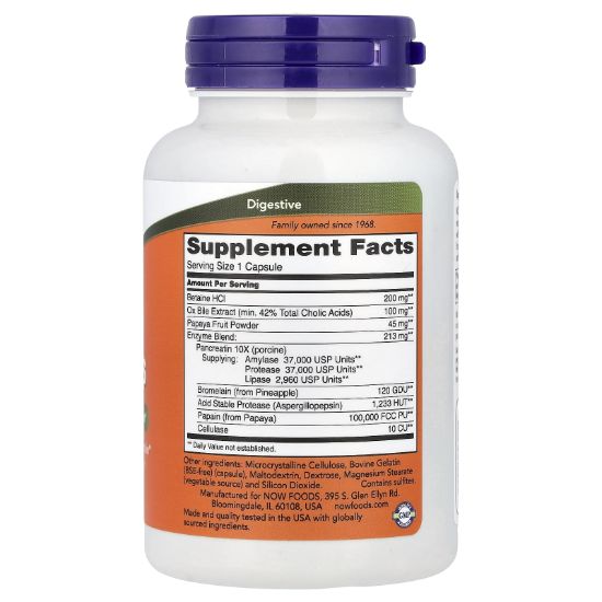 NOW Foods, Super Enzymes, 90 Capsules resmi