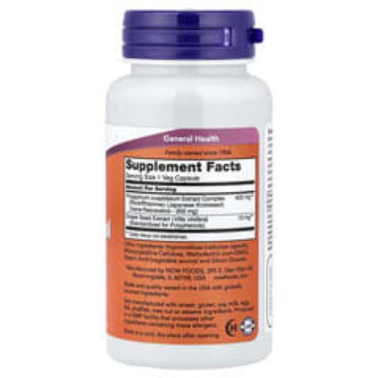 NOW Foods, Resveratrol, 200 mg, 60 Veg Capsules resmi