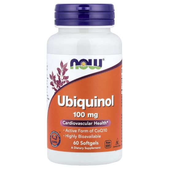 NOW Foods, Ubiquinol, 100 mg, 60 Softgels resmi