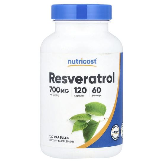 Nutricost, Resveratrol, 120 Capsules (350 mg per Capsule) resmi