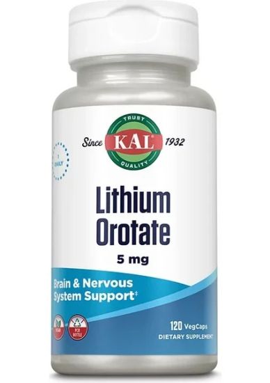 KAL Lithium Orotate 5 Mg 120 Capsules resmi