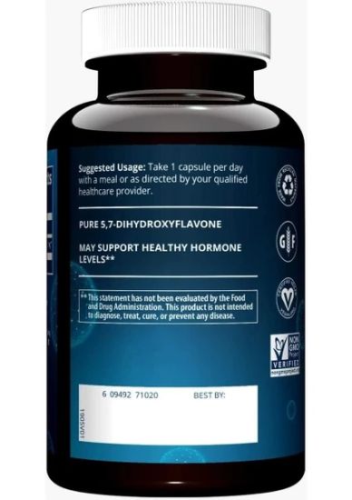 MRM Nutrition, Chrysin 500, 30 Vegan Capsules (500 mg per Capsule) resmi