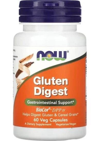 Now Foods Gluten Digest, 60 Kapsül resmi