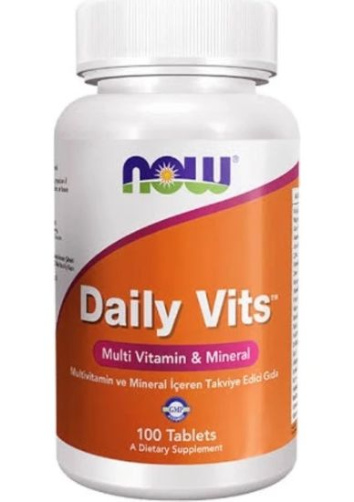 NOW Foods, Daily Vits™, Multi Vitamin & Mineral, 100 Tablets resmi
