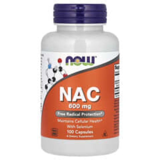 Now Foods¸ Nac¸ 600 Mg¸ 100 Veg Capsules resmi