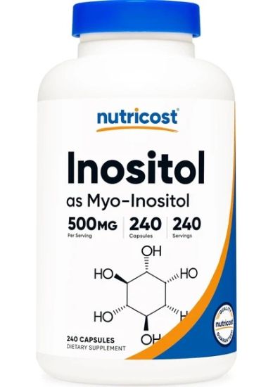Nutricost, Inositol, 500 mg, 240 Capsules resmi