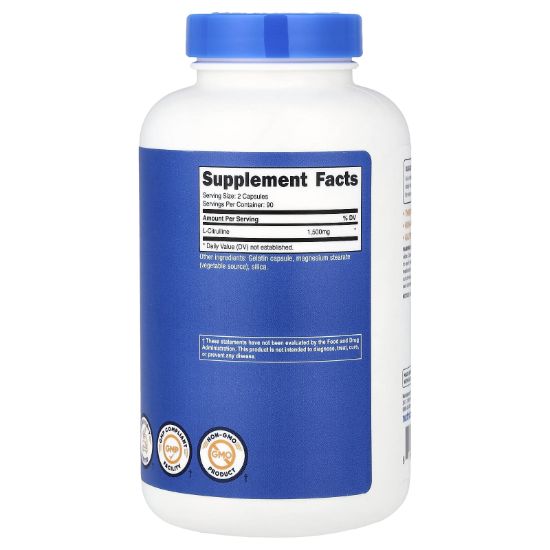 Nutricost, L- Citrulline, 180 Capsules (750 mg per Capsule) resmi