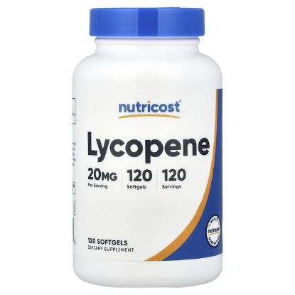 Nutricost, Lycopene, 20 mg, 120 Softgels resmi