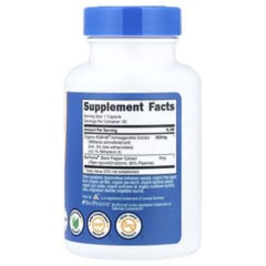 Nutricost, KSM-66®, Ashwagandha Root Extract, 60 Capsules resmi
