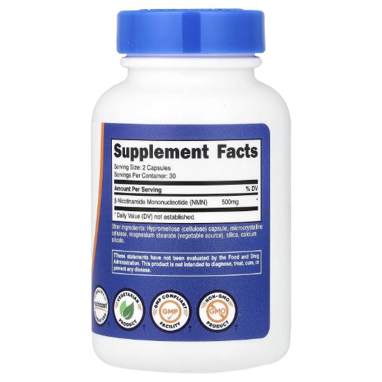 Nutricost, NMN, 60 Capsules (250 mg per Capsule) resmi