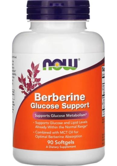NOW Foods, Berberine Glucose Support, 90 Softgels resmi