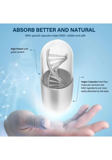 Vivalifer Liposomal Nad+ 500 mg Kapsül 120 Adet USA resmi