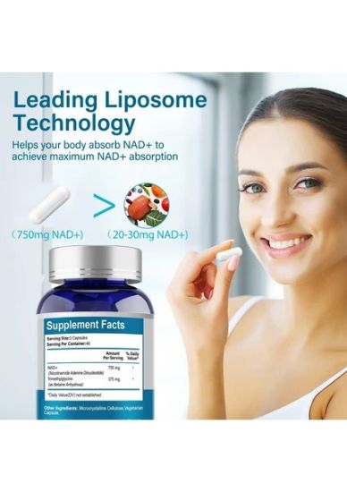 Vivalifer Liposomal Nad+ 500 mg Kapsül 120 Adet USA resmi