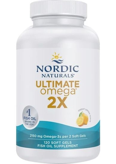 Nordic Nordic Naturals Ultimate Omega 2x 2150 Mg OMEGA3S Per 2 Soft Gels 120 Soft Gels resmi