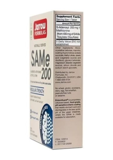 Jarrow Formulas Same 200MG Mental Wellness 20 Tablets resmi