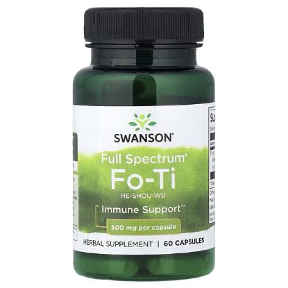 Swanson Vitamins, Full Spectrum® Fo-Ti, 500 mg, 60 Capsules resmi