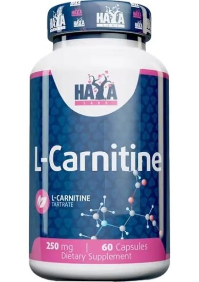 Haya Labs L-Carnitine 250 Mg 60 Capsules resmi