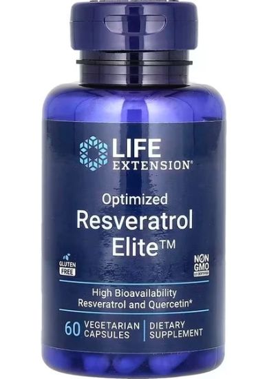 Life Extension Optimized Resveratrol Elite 60 Vegetarian Capsules resmi