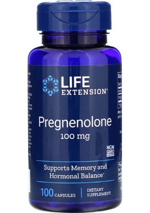 Life Extension Pregnenolone 100 mg 100 kapsül resmi