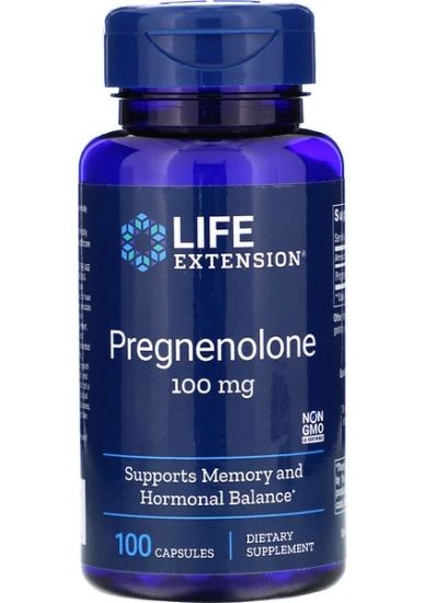 Life Extension Pregnenolone 100 mg 100 kapsül resmi
