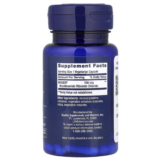 Life Extension, NAD+ Cell Regenerator™️, 100 mg, 30 Vegetarian Capsules resmi