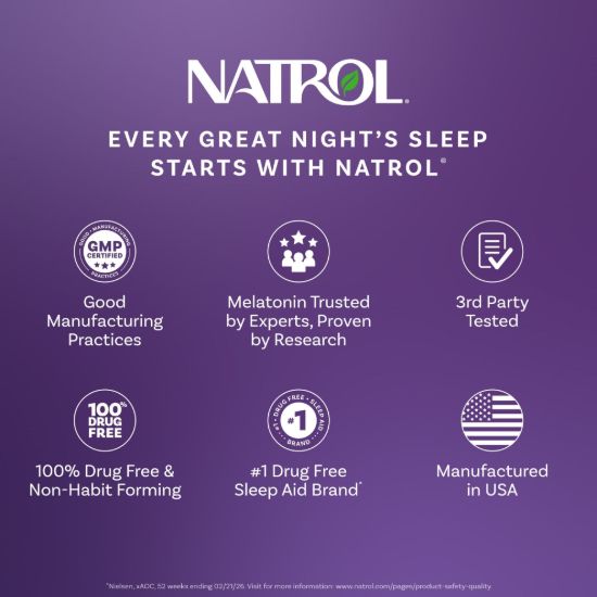 Natrol, Melatonin, Time Release, 10 mg, 100 Tablets resmi