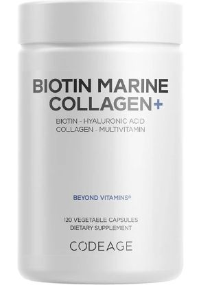CodeAge Biotin Marine Collagen+Biotin-Hyaluronic Acıd-Collage-Multivitamin Type I &III resmi